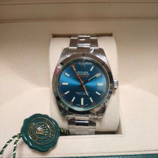 ロレックス(ROLEX)のロレックス　116400GVミルガウス　新品未使用品①(腕時計(アナログ))