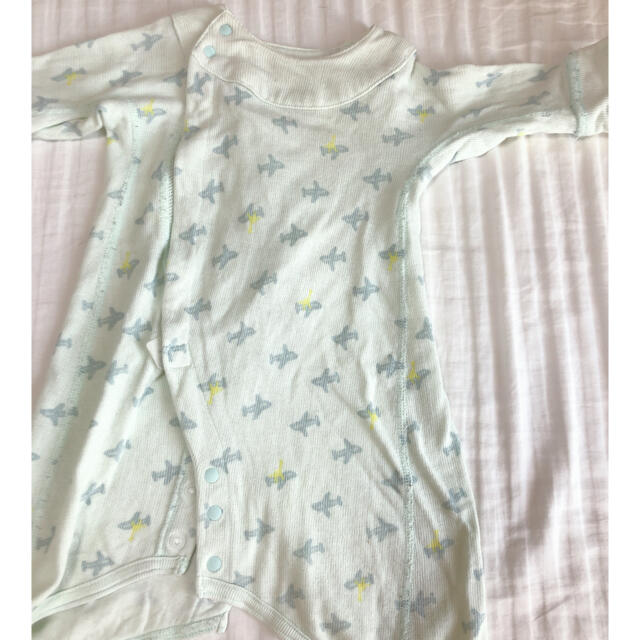 アカチャンホンポ(アカチャンホンポ)の新生児ロンパース2枚 キッズ/ベビー/マタニティのベビー服(~85cm)(ロンパース)の商品写真