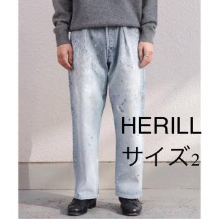 コモリ(COMOLI)のHERILL 15OZ DENIM TACK SPLASH 4PK サイズ2(デニム/ジーンズ)