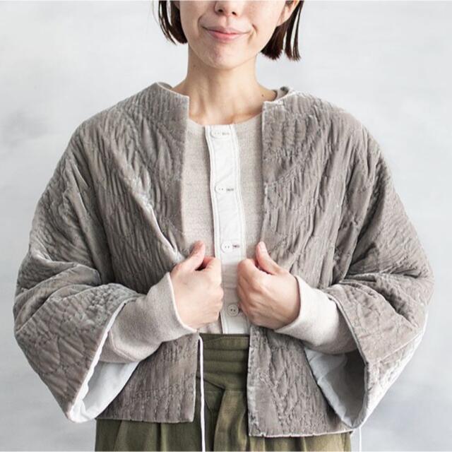 お得】 【新品】TOWAVASE ベルベット刺繍 キルト ジャケット