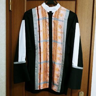 マメ(mame)のmame   刺繍シャツ(シャツ/ブラウス(長袖/七分))