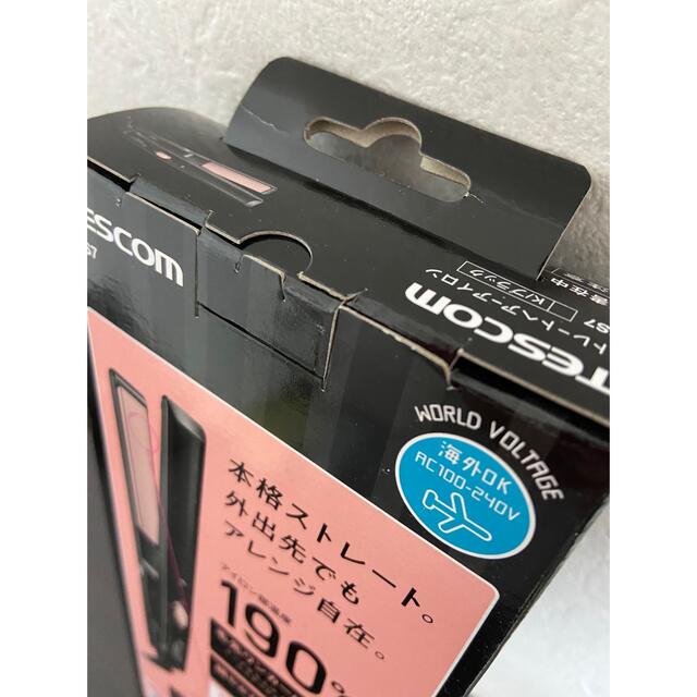 TESCOM(テスコム)のTESCOM ストレートヘアアイロン THS7(K) スマホ/家電/カメラの美容/健康(ヘアアイロン)の商品写真