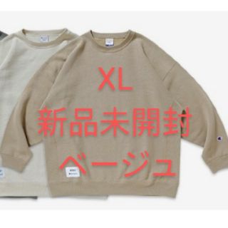 ダブルタップス(W)taps)の専用WTAPS x Champion クルーネック　XL　ベージュ(スウェット)