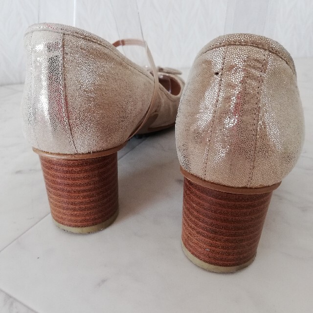 TSUMORI CHISATO(ツモリチサト)のツモリチサトウォーク 本革リボンパンプス 24cm レディースの靴/シューズ(ハイヒール/パンプス)の商品写真