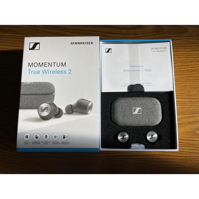 SENNHEISER(ゼンハイザー)のMOMENTUM True Wireless 2, M3IETW2 Black スマホ/家電/カメラのオーディオ機器(ヘッドフォン/イヤフォン)の商品写真