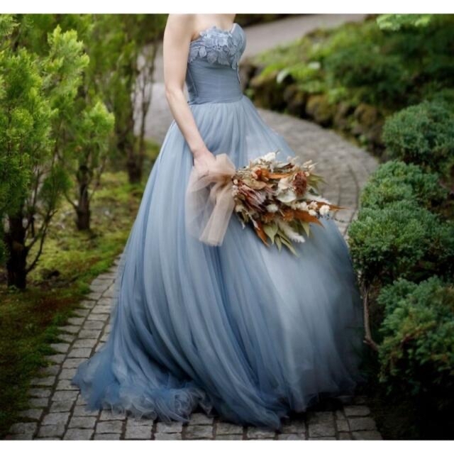 YNS WEDDING】【クリーニング済】カラードレス ウェディングドレスの+ 