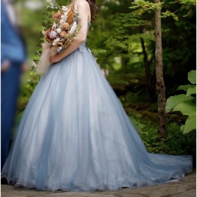 【YNS WEDDING】【クリーニング済】カラードレス ウェディングドレス レディースのフォーマル/ドレス(ウェディングドレス)の商品写真