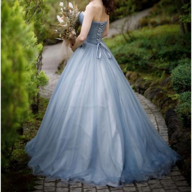 【YNS WEDDING】【クリーニング済】カラードレス ウェディングドレス レディースのフォーマル/ドレス(ウェディングドレス)の商品写真