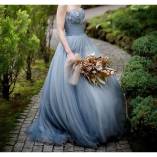 【YNS WEDDING】【クリーニング済】カラードレス ウェディングドレス(ウェディングドレス)