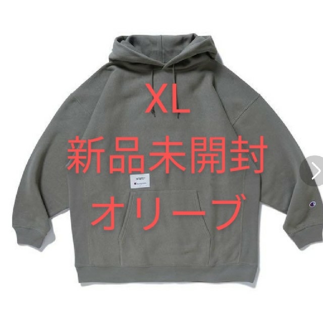 W)taps - WTAPS x Champion フーディー パーカー XL オリーブの通販 by W)taps - WTAPS x Champion フーディー パーカー XL オリーブの通販 by