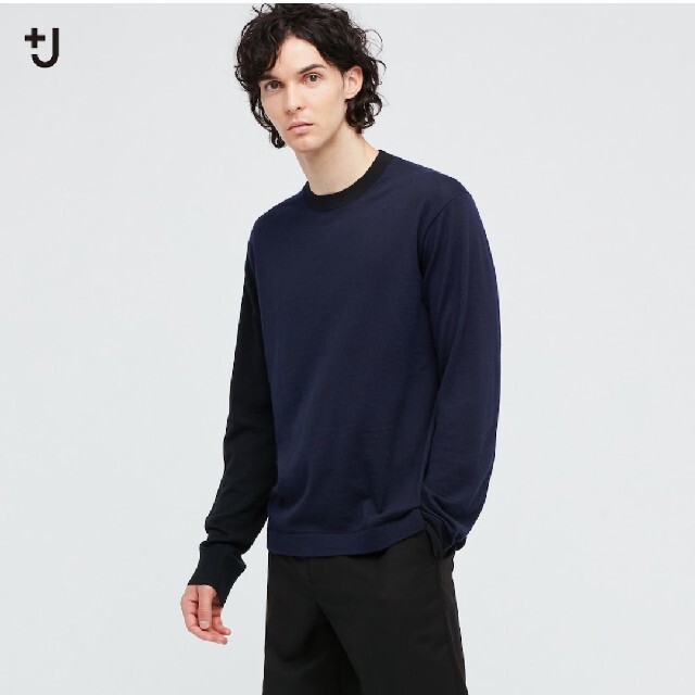 UNIQLO カシミヤクルーネックセーター M / BLACK