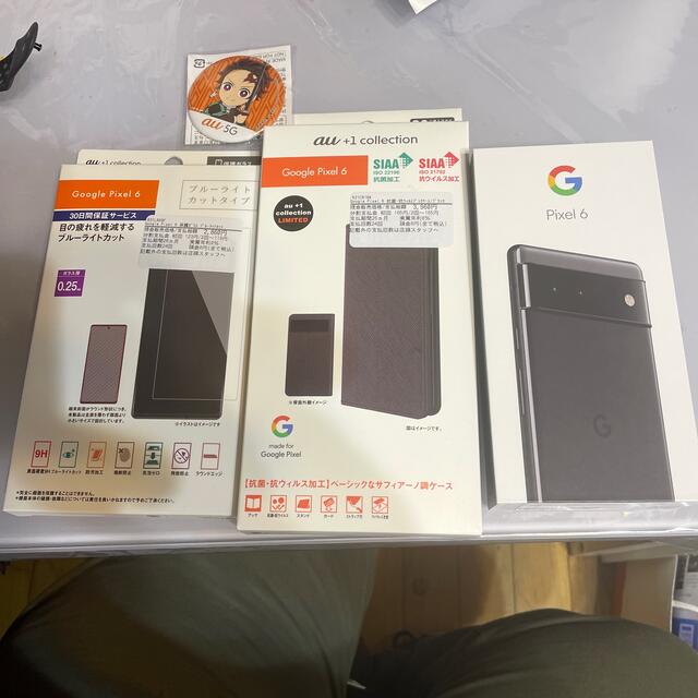 2台 未使用 Google Pixel 6 128GB Stormy Black