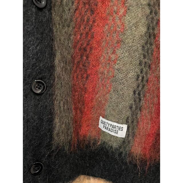 WACKO MARIA(ワコマリア)のSTRIPED MOHAIR CARDIGAN メンズのトップス(カーディガン)の商品写真