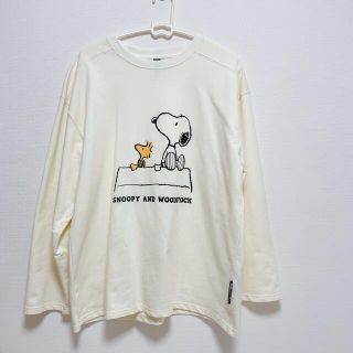 ベースコントロール(BASE CONTROL)のPEANUTS スヌーピー×ウッドストック 裏毛トップス(ルームウェア)