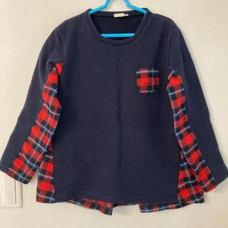 エフオーキッズ(F.O.KIDS)のHOWDY DOODY'S 130cm 紺チュニック　トレーナー(Tシャツ/カットソー)