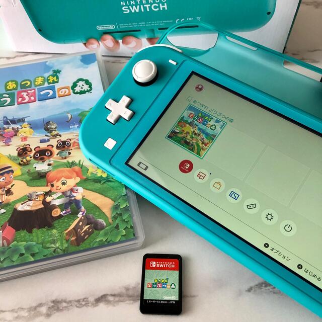 ニンテンドー スイッチライト ターコイズ 本体 あつまれどうぶつの森 ソフト