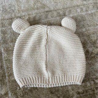 ベビーギャップ(babyGAP)のニット帽子　ベビーギャップ　くまみみ(帽子)