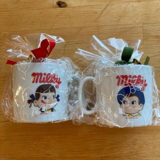 フジヤ(不二家)のペコちゃんポコちゃん　マグカップ　セット(グラス/カップ)