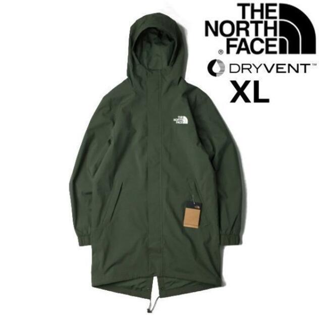 THE NORTH FACE(ザノースフェイス)のノースフェイス トレンチコート US限定 アウトドア(XL)緑 180915 メンズのジャケット/アウター(トレンチコート)の商品写真