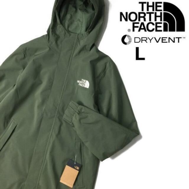 THE NORTH FACE(ザノースフェイス)のノースフェイス トレンチコート US限定 アウトドア(L)緑 180915 メンズのジャケット/アウター(トレンチコート)の商品写真