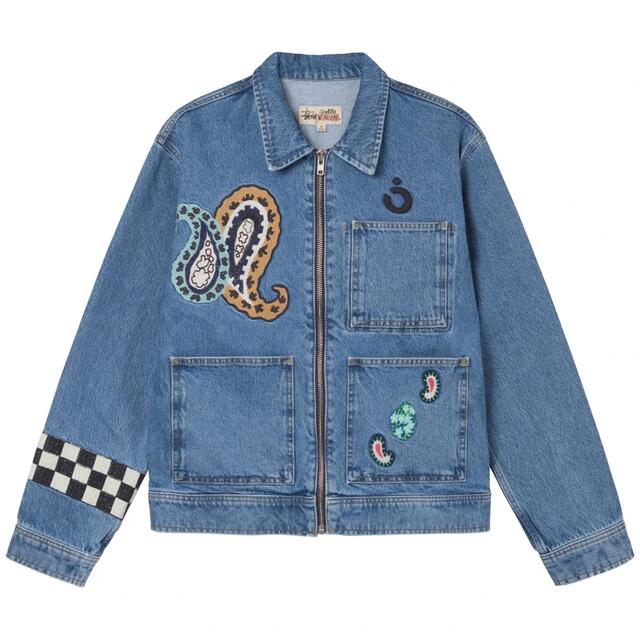 STUSSY(ステューシー)のLサイズ STUSSY NOMA DENIM ZIP WORK JACKET メンズのジャケット/アウター(Gジャン/デニムジャケット)の商品写真