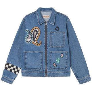 ステューシー(STUSSY)のLサイズ STUSSY NOMA DENIM ZIP WORK JACKET(Gジャン/デニムジャケット)