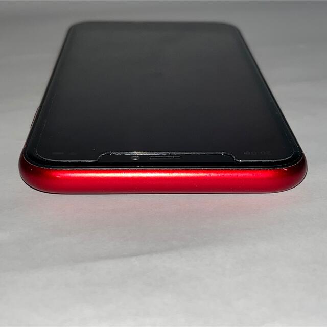 Apple(アップル)の【美品】iPhoneXR(64GBレッド)SIMフリー端末 スマホ/家電/カメラのスマートフォン/携帯電話(スマートフォン本体)の商品写真