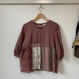 メルロー(merlot)のトップス(Tシャツ(長袖/七分))