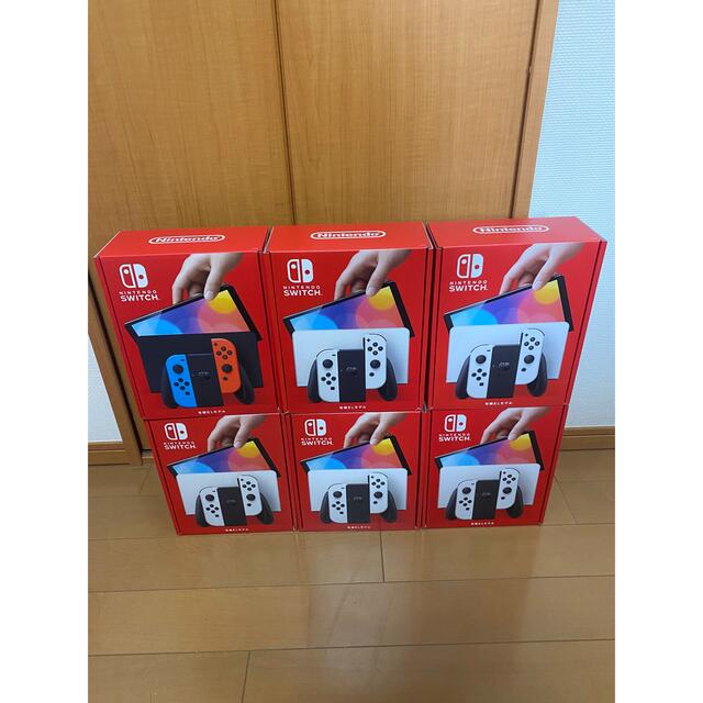 新規購入 Nintendo Switch 6台セット 新品未開封 有機EL Switch - 家庭