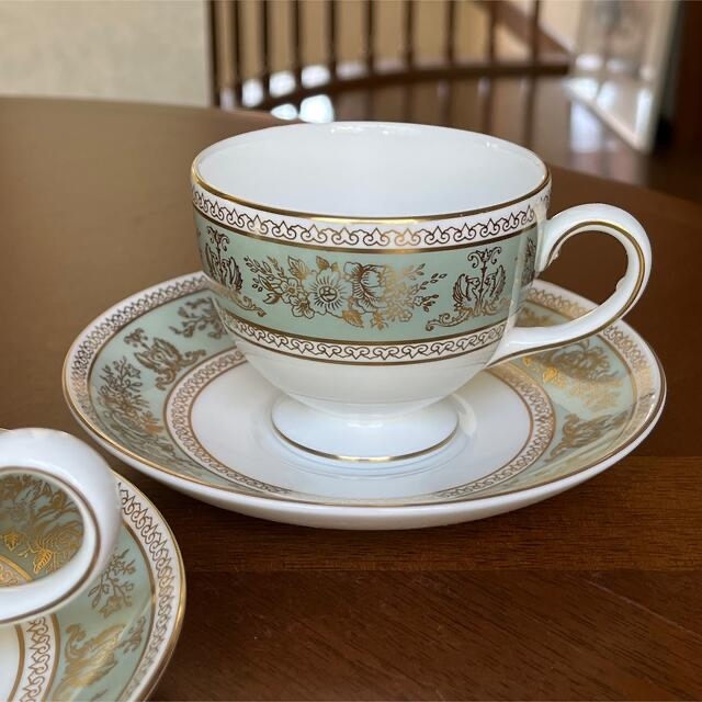 WEDGWOOD - 【黒壺美品】ウェッジウッド☆コロンビアセージグリーン☆C