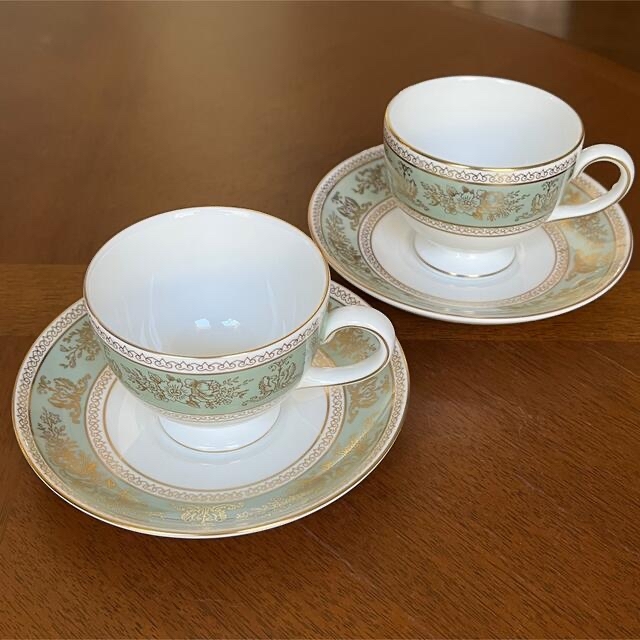 WEDGWOOD - 【黒壺美品】ウェッジウッド☆コロンビアセージグリーン☆C