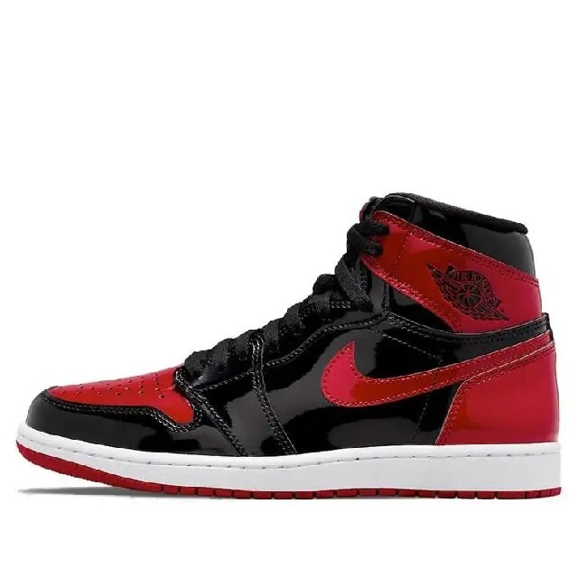 NIKE(ナイキ)の26.5 NIKE AIR JORDAN 1 Patent Bred メンズの靴/シューズ(スニーカー)の商品写真