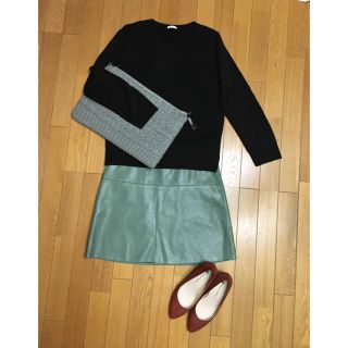 ザラ(ZARA)の新品♡フェイクレザースカート(ミニスカート)