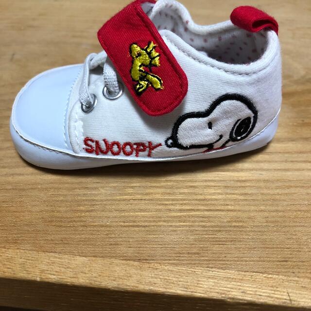 SNOOPY(スヌーピー)の11.5cm スヌーピー　ファーストシューズ キッズ/ベビー/マタニティのベビー靴/シューズ(~14cm)(スニーカー)の商品写真