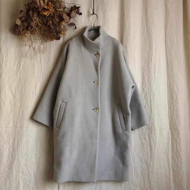 ARTS&SCIENCE(アーツアンドサイエンス)のARTS&SCIENCE stand collar coat wool レディースのジャケット/アウター(ロングコート)の商品写真