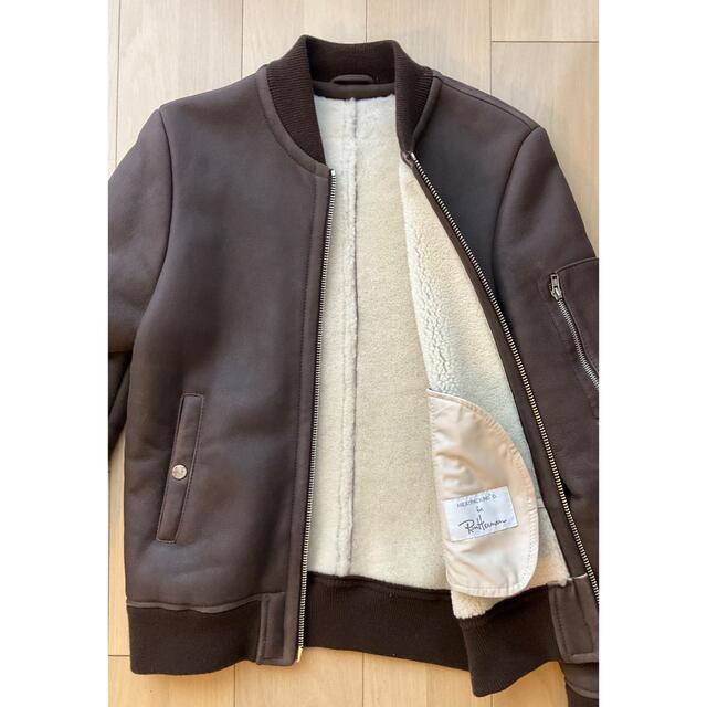 定価21万ALL SAINTS 希少（M）S！ムートンジャケット美品 レアサイズ