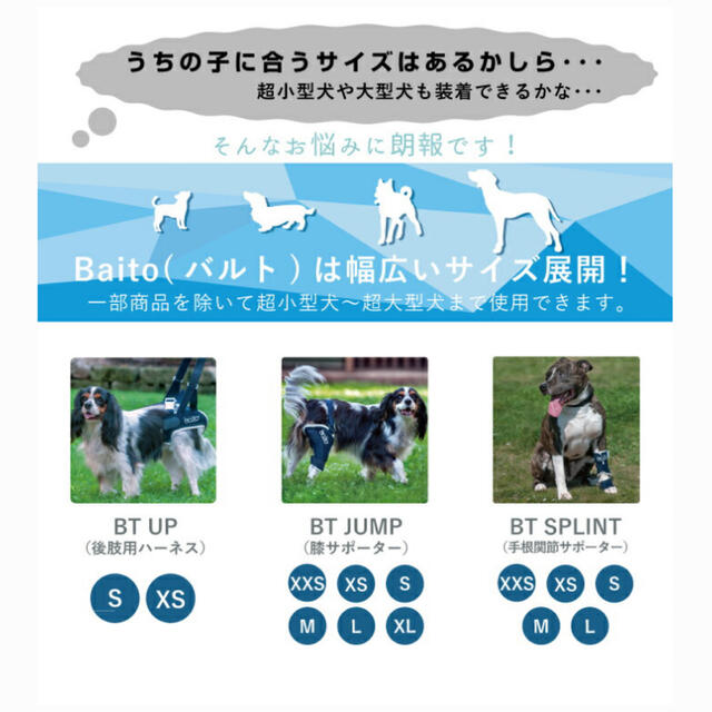 犬用　サポーター左足用 その他のペット用品(犬)の商品写真