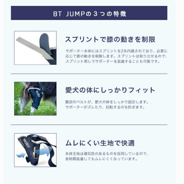 犬用　サポーター左足用 その他のペット用品(犬)の商品写真