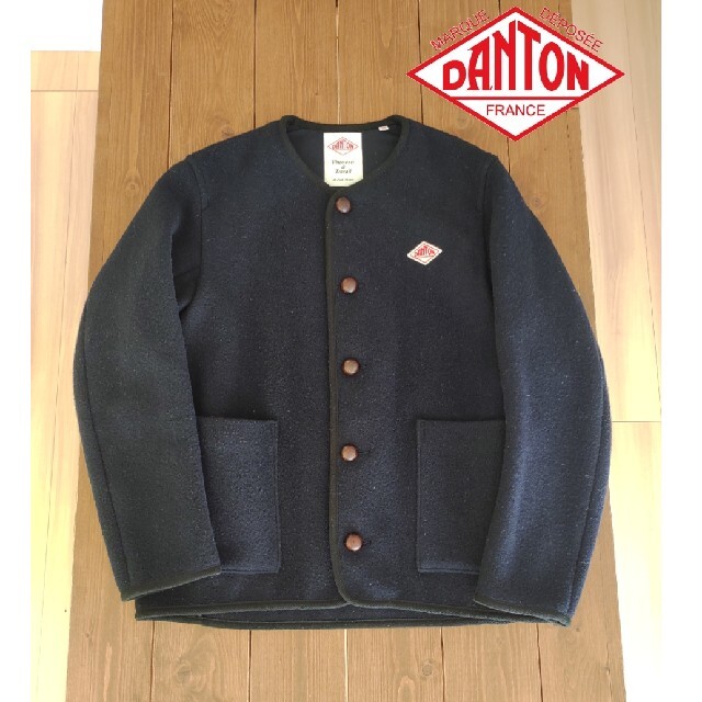 正規 DANTON コート 【danton】ノーカラージャケット - ノーカラー