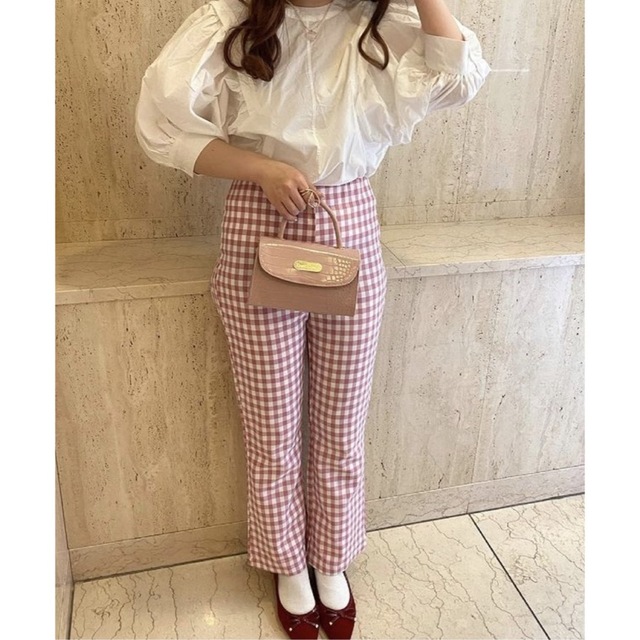 Bibiy. Gingham check pants