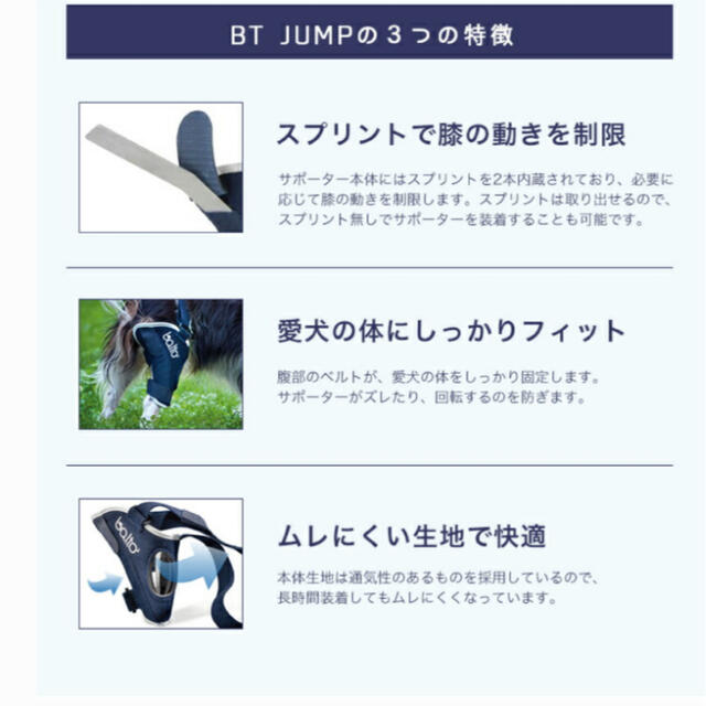 犬用　サポーター右足用 その他のペット用品(犬)の商品写真