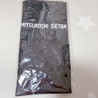 イセタン(伊勢丹)の三越伊勢丹　エコバッグ　コンパクトバッグ　黒(エコバッグ)