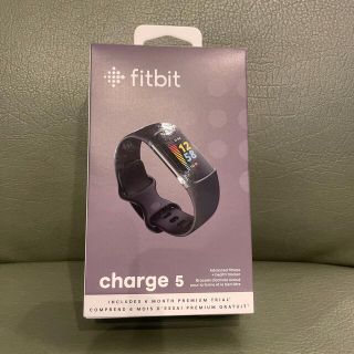 【新品未開封】fitbit charge5 black(その他)