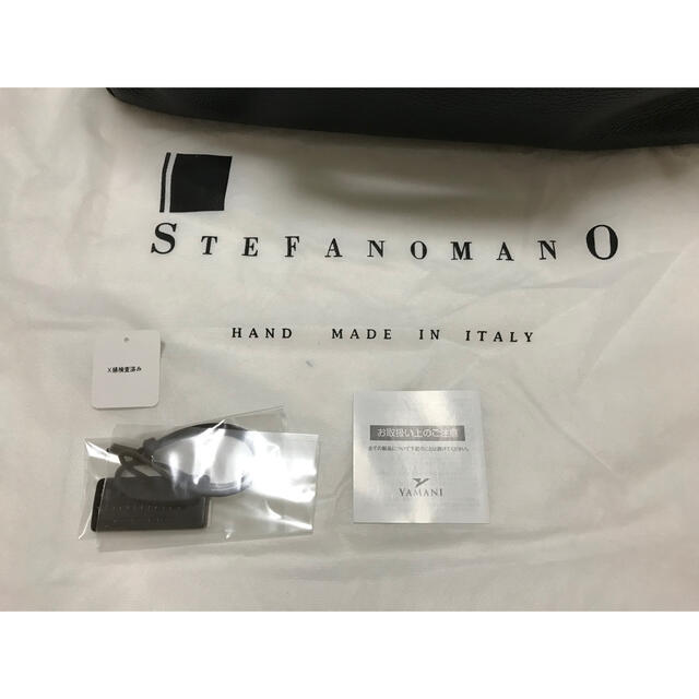 Stefano manO(ステファノマーノ)の新品 STEFANOMANO ステファノマーノ ブリーフバッグ トートバッグ 黒 メンズのバッグ(トートバッグ)の商品写真