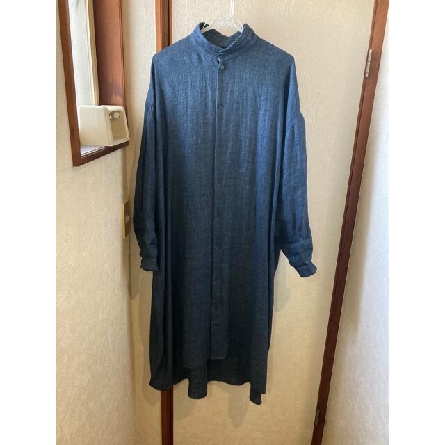 別注 Ka na ta long sumo shirt indigo シャツシャツ