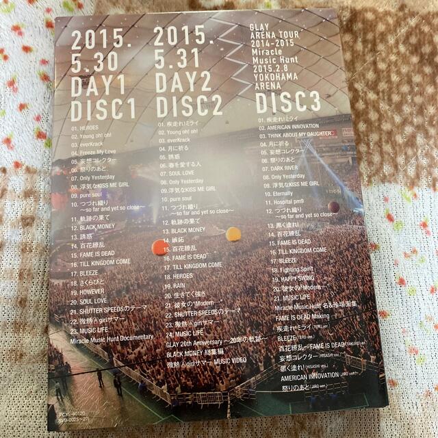 kassyさま　GLAY in TOKYO DOME 2015 Blu-ray