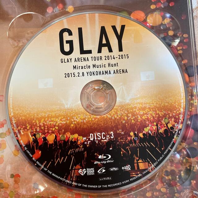 kassyさま　GLAY in TOKYO DOME 2015 Blu-ray