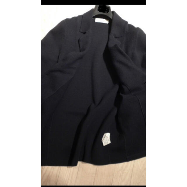 Pringle(プリングル)の【定価11万】PRINGLE/プリングル  ニットジャケット 濃紺 size S メンズのジャケット/アウター(テーラードジャケット)の商品写真