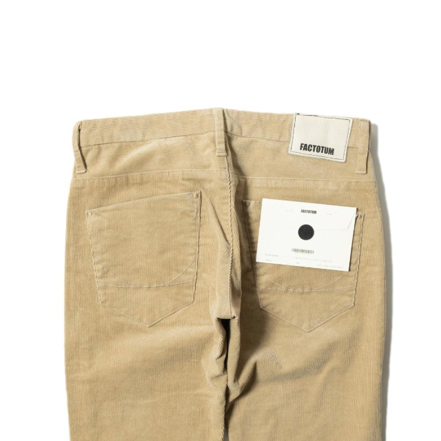 FACTOTUM - 【新品】FACTOTUM / コーデュロイストレート28の通販 by
