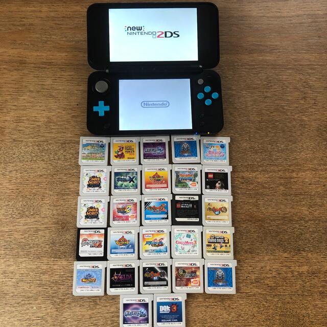 携帯用ゲーム機本体Newニンテンドー2DS LL ブラック×ターコイズ